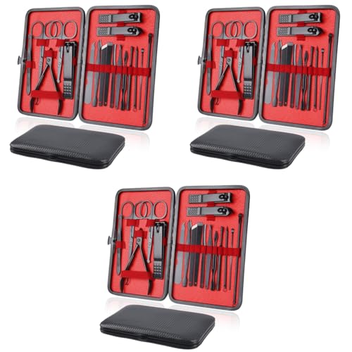 MAYCREATE® 54PCS Manicure Pedicure Kit for Women Men Nail Cutter Set Stainless Steel Professional Eyebrow Grooming Care Tool with Storage Case MAYCREATE® 54PCS Manicure Pedicure Kit for Women Men Nail Cutter Set Stainless Steel Professional Eyebrow Grooming Care Tool with Storage Case